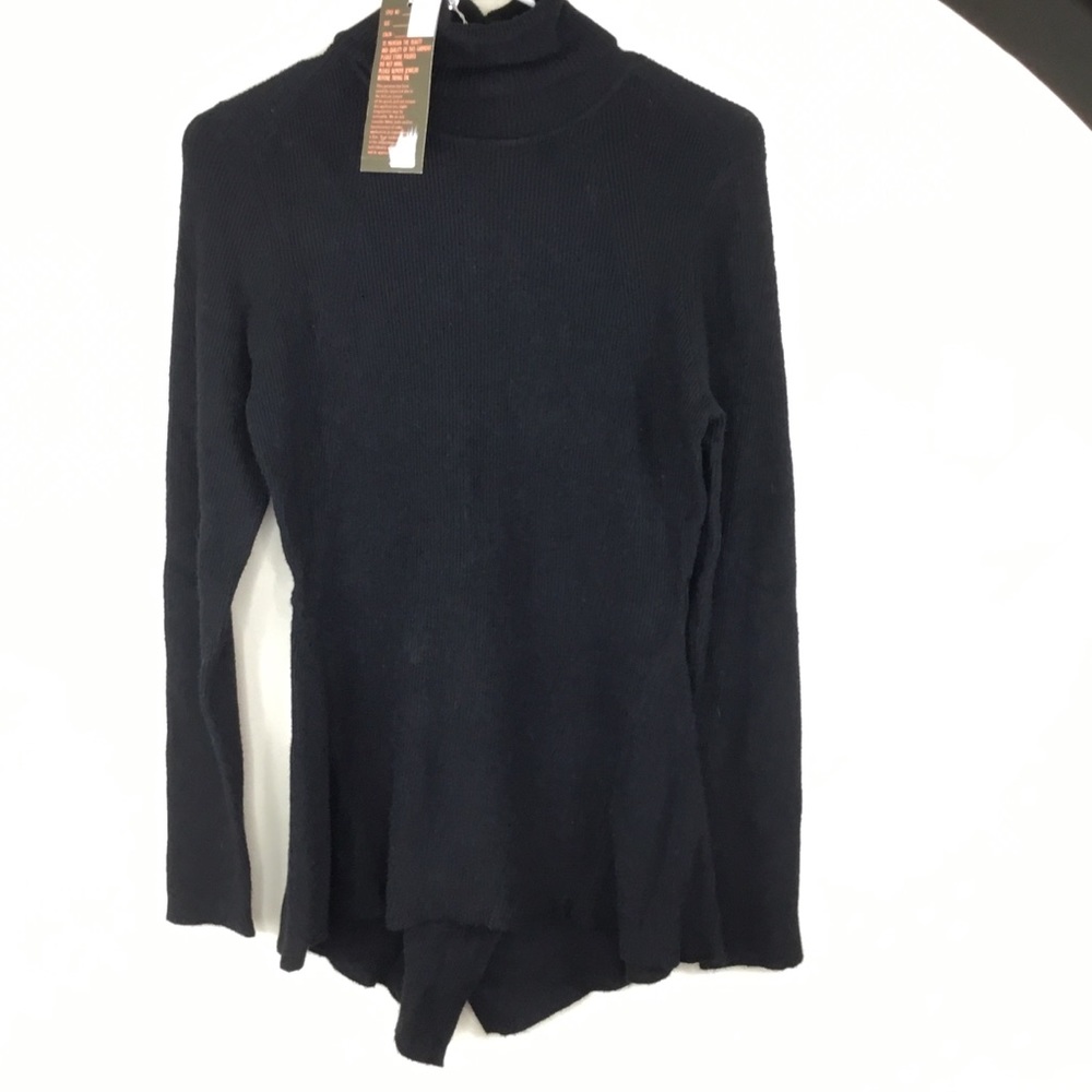 Metric New York Women’s  Black Turtleneck Tunic Sweater M